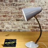 Vintage grey desk lamp from the 60s