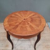 Coffee table in marquetry