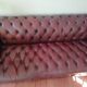 Sofa Chesterfield Vintage 60's-80's red burgundy