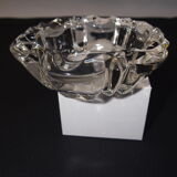 Crystal glass ashtray