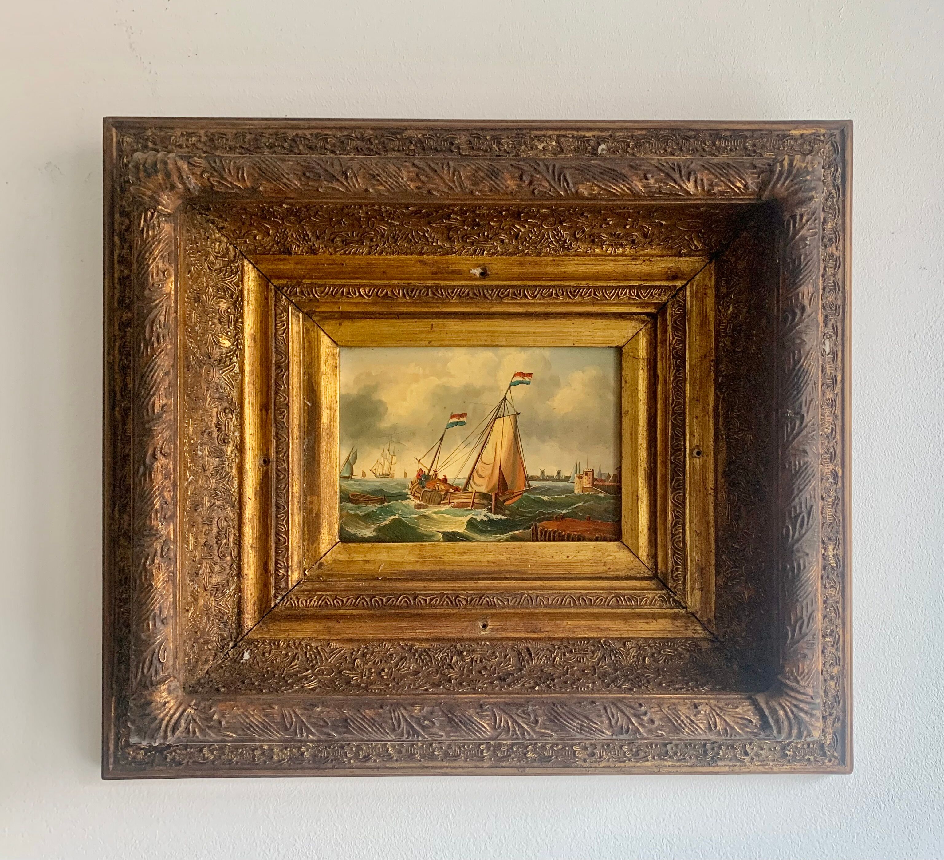 Oil painting Carvers & Gilders Picture England