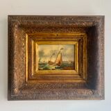 Oil painting Carvers & Gilders Picture England