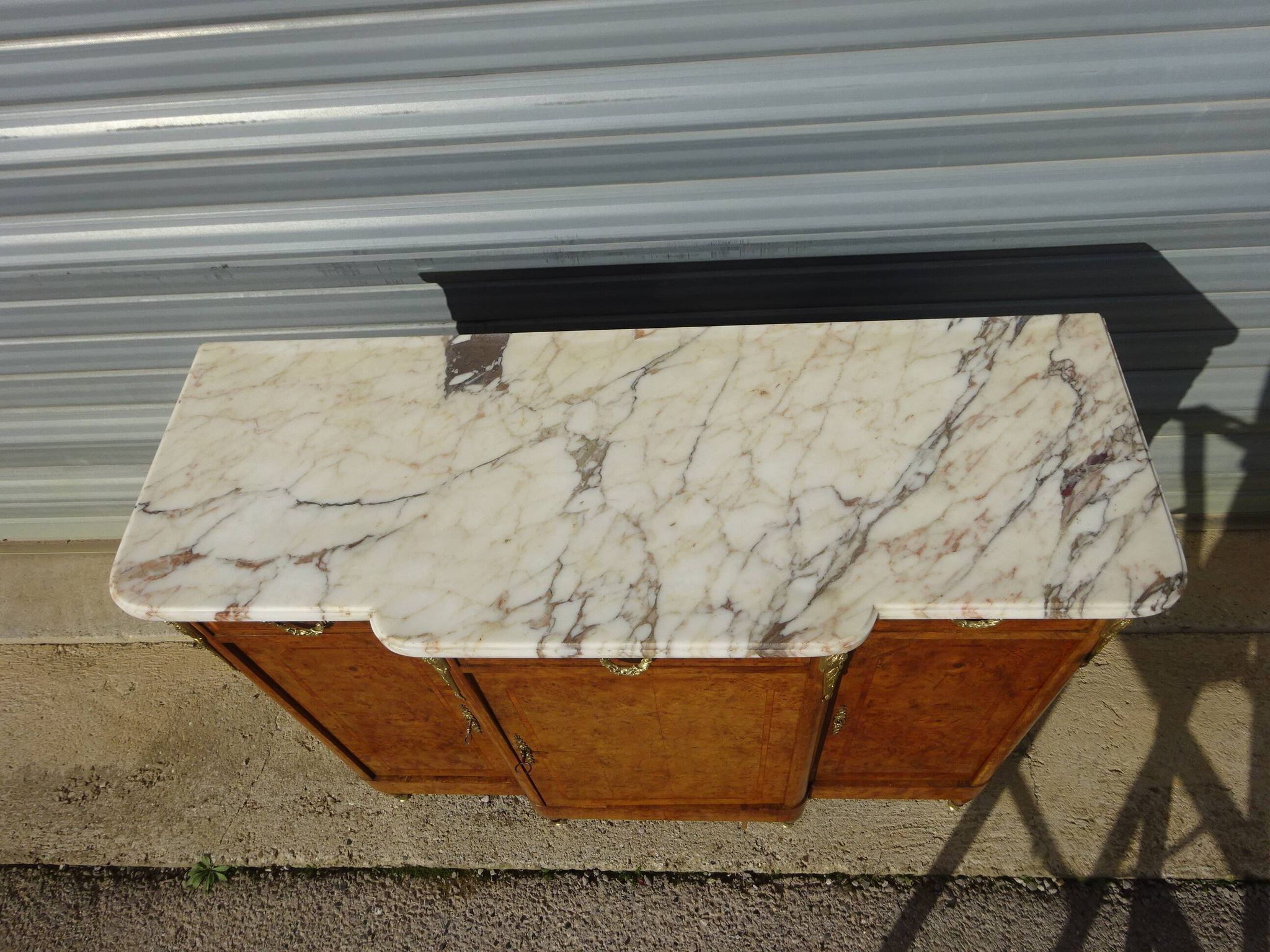 Elegant rosewood marquetry sideboard