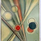 Abstract painting from the 70s