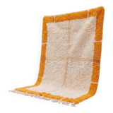 Traditional handmade pure wool Berber rug size 250x250 cm