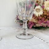 9 vintage red wine glasses