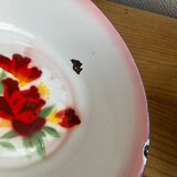 Enamelled dishes vintage flowers