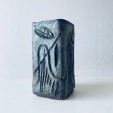 Square vase abstract decor