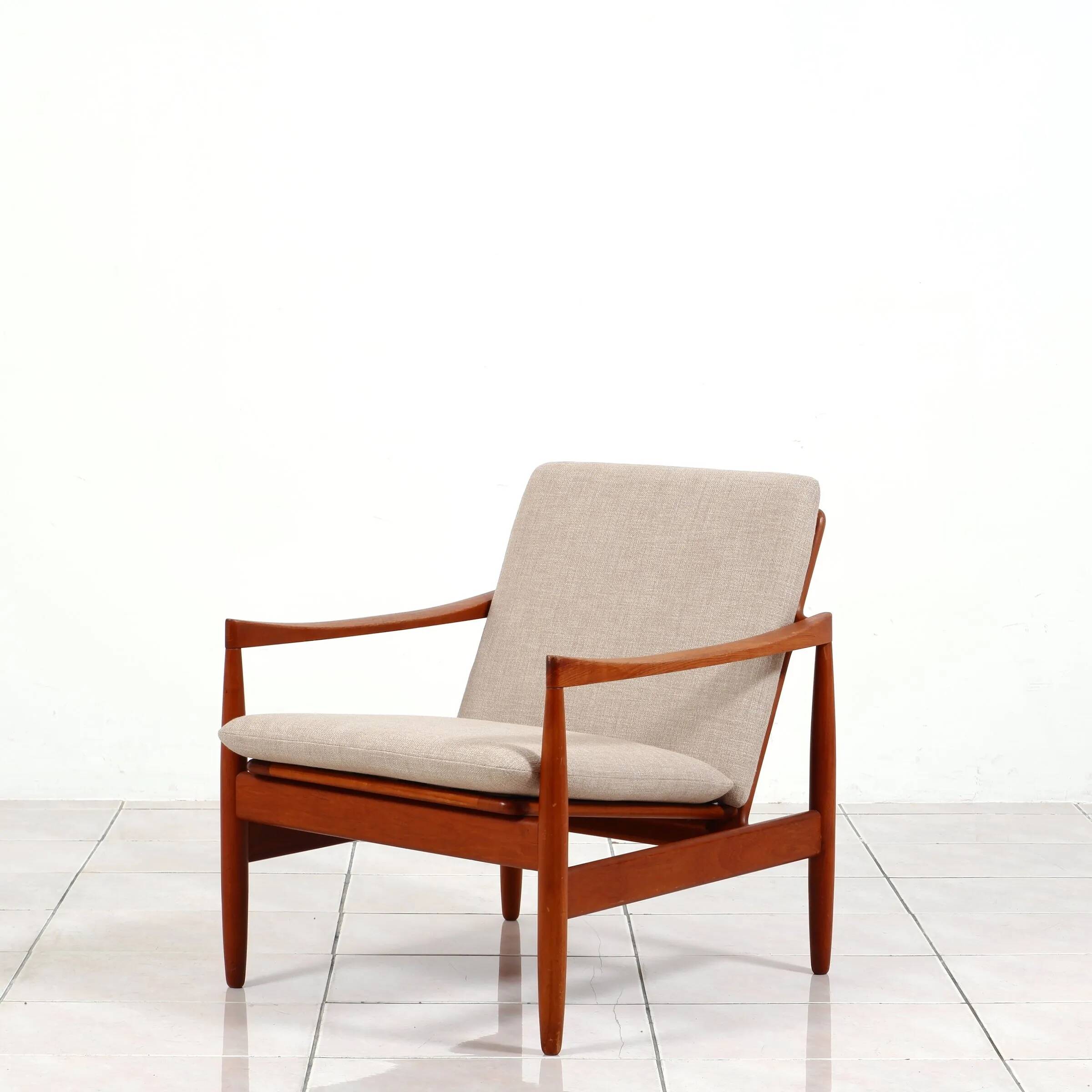 2 chaises longues en teck par Skive Mobelfabrik