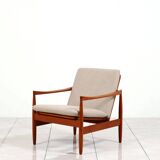 2 chaises longues en teck par Skive Mobelfabrik