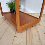 Danish teak serving trolley – Mid-century modern service cart, 1960s