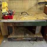 Small old carpenter's workbench