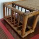 Large vintage serving tray, rattan and wicker - Indonesia - 1950s/1960s