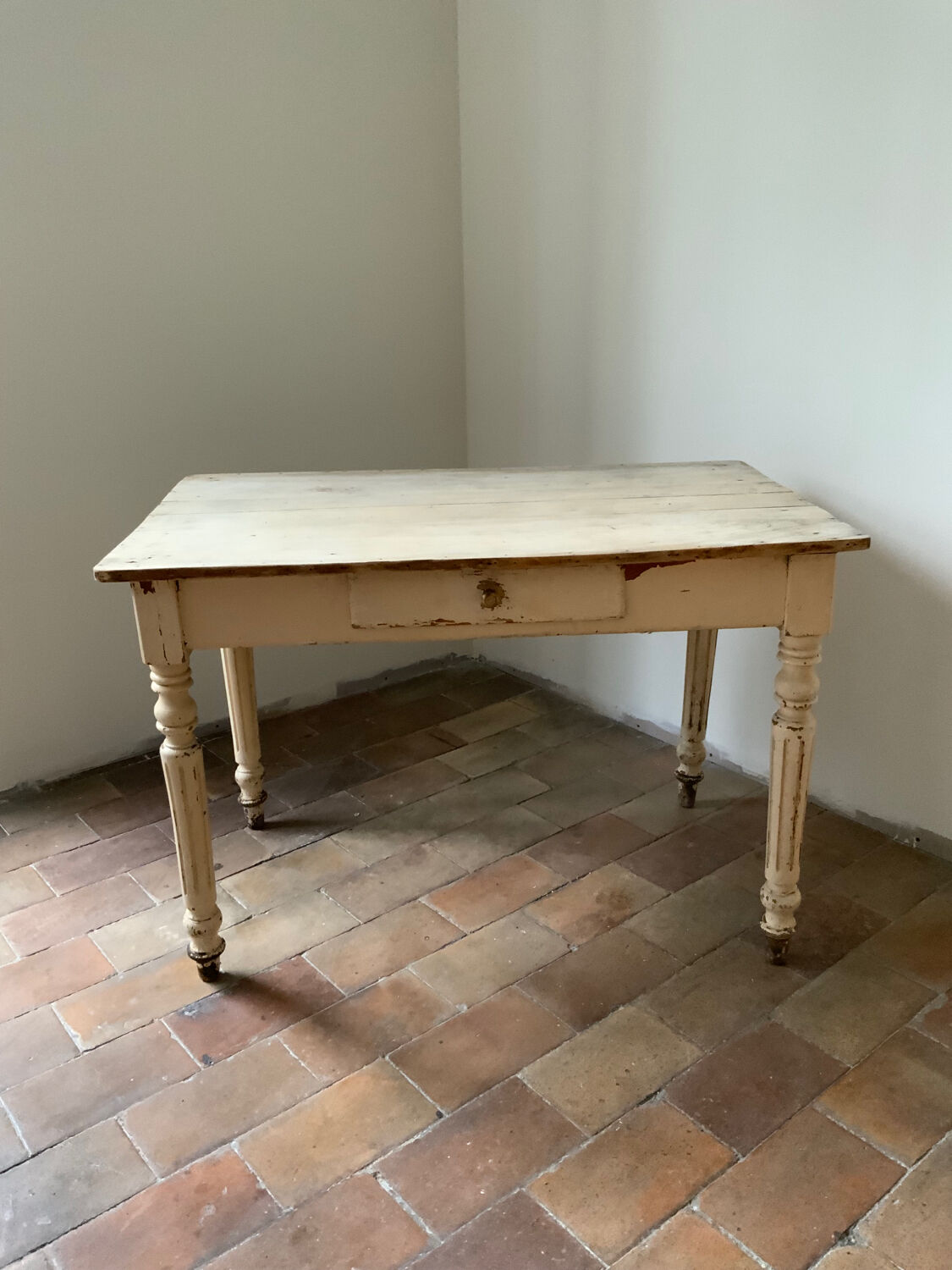 Old wooden table