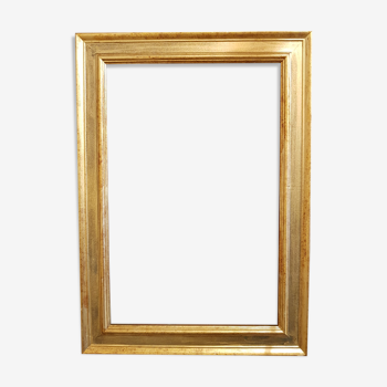 Golden rectangular frame