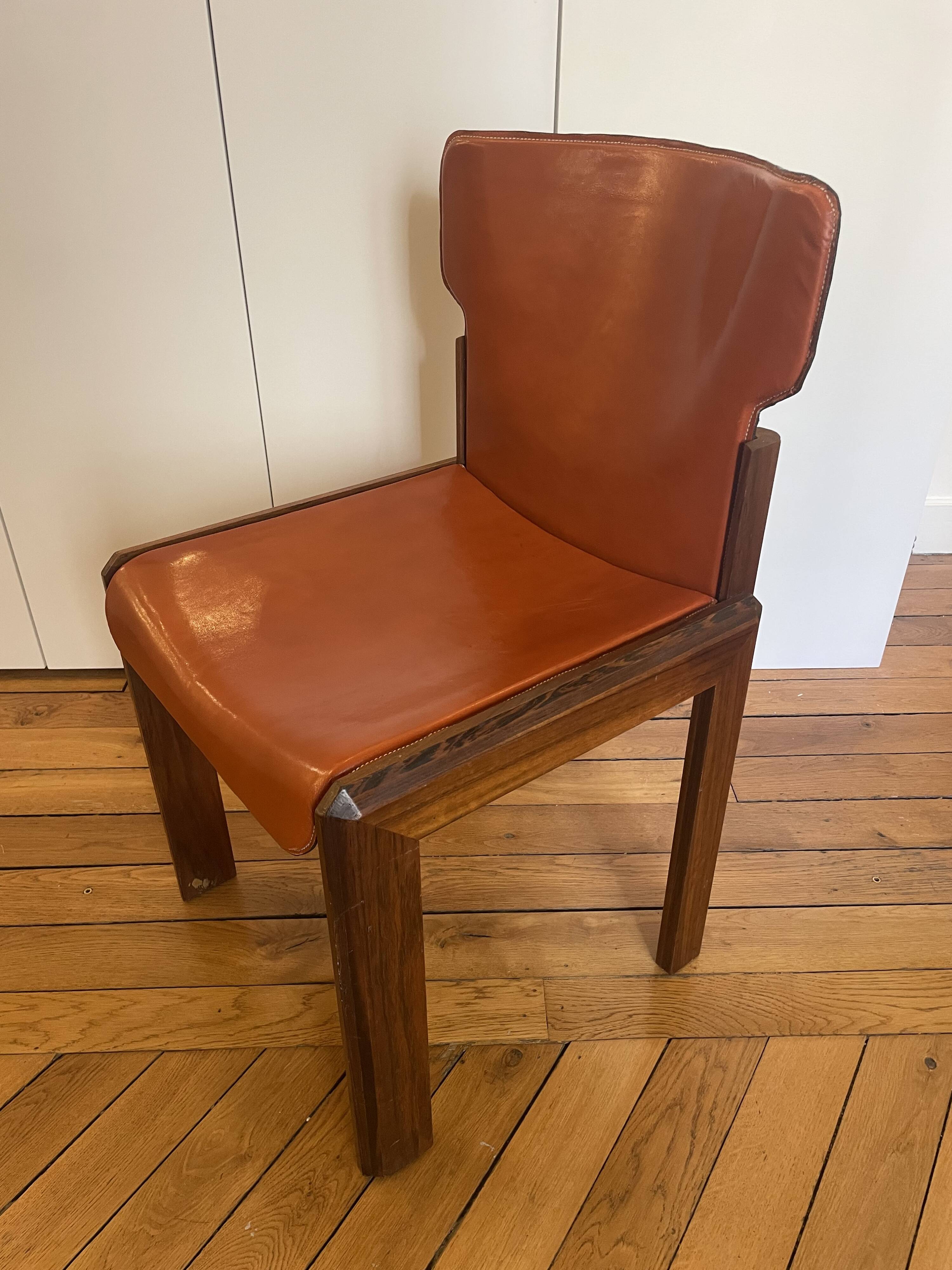 Set of 4 Paganini chairs — Luciano Frigerio for Frigerio di Desio, I