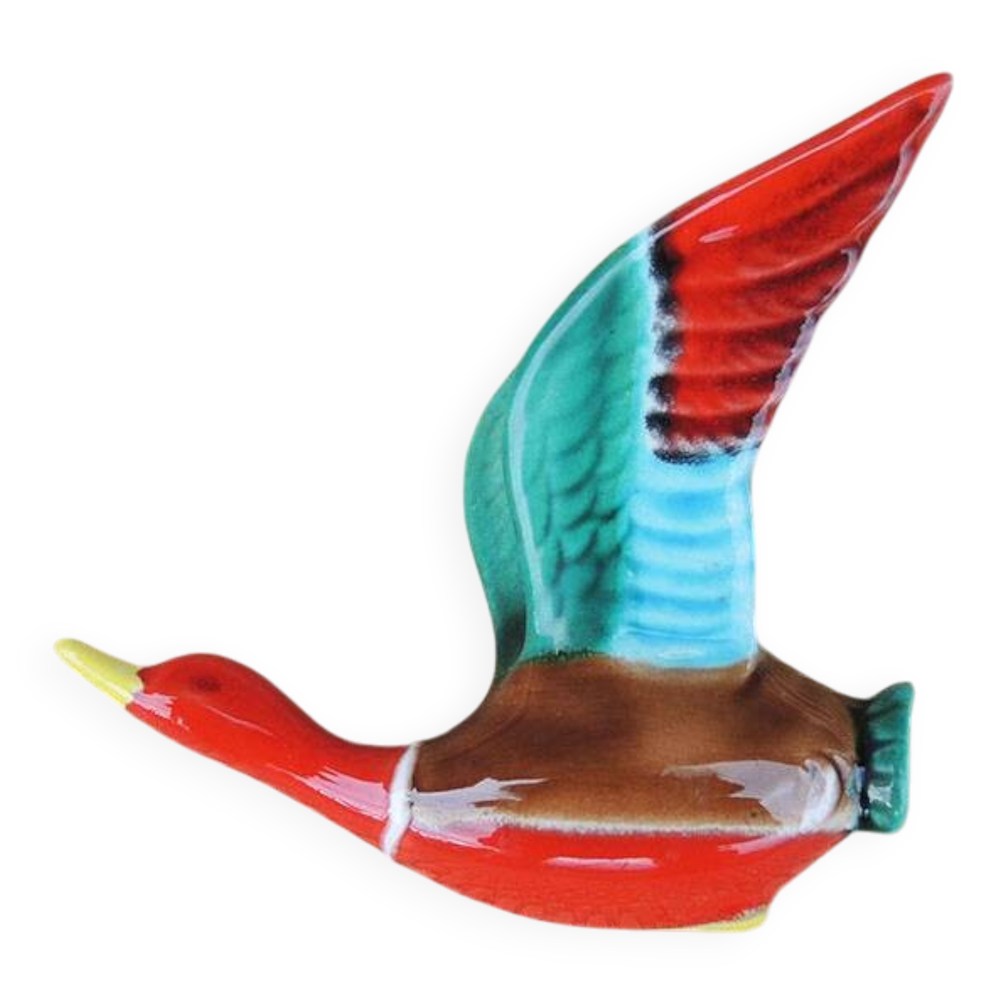 Old ceramic mallard duck – A Ferlay Vallauris