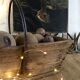 Old wooden basket