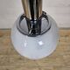 Vintage Space Age Chrome and Murano Glass Italian Pendant Lamp