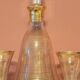 Carafe et verres Art deco