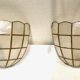 Paire d'appliques nacre coquillage