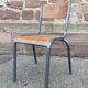 Pair of Mullca Delagrave School chairs 1960s