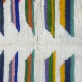 Handmade artisan rug in ochre, size 1.5/2.5 m.