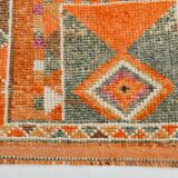 3x13 Runner Peach & Pink Handmade Long Hallway Vintage Runner Rug,79x399 Cm