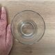 Set de 6 verres à eau en verre gravé