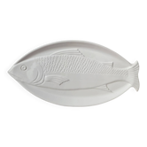 Grand plat vintage en céramique portugaise "Poisson" -