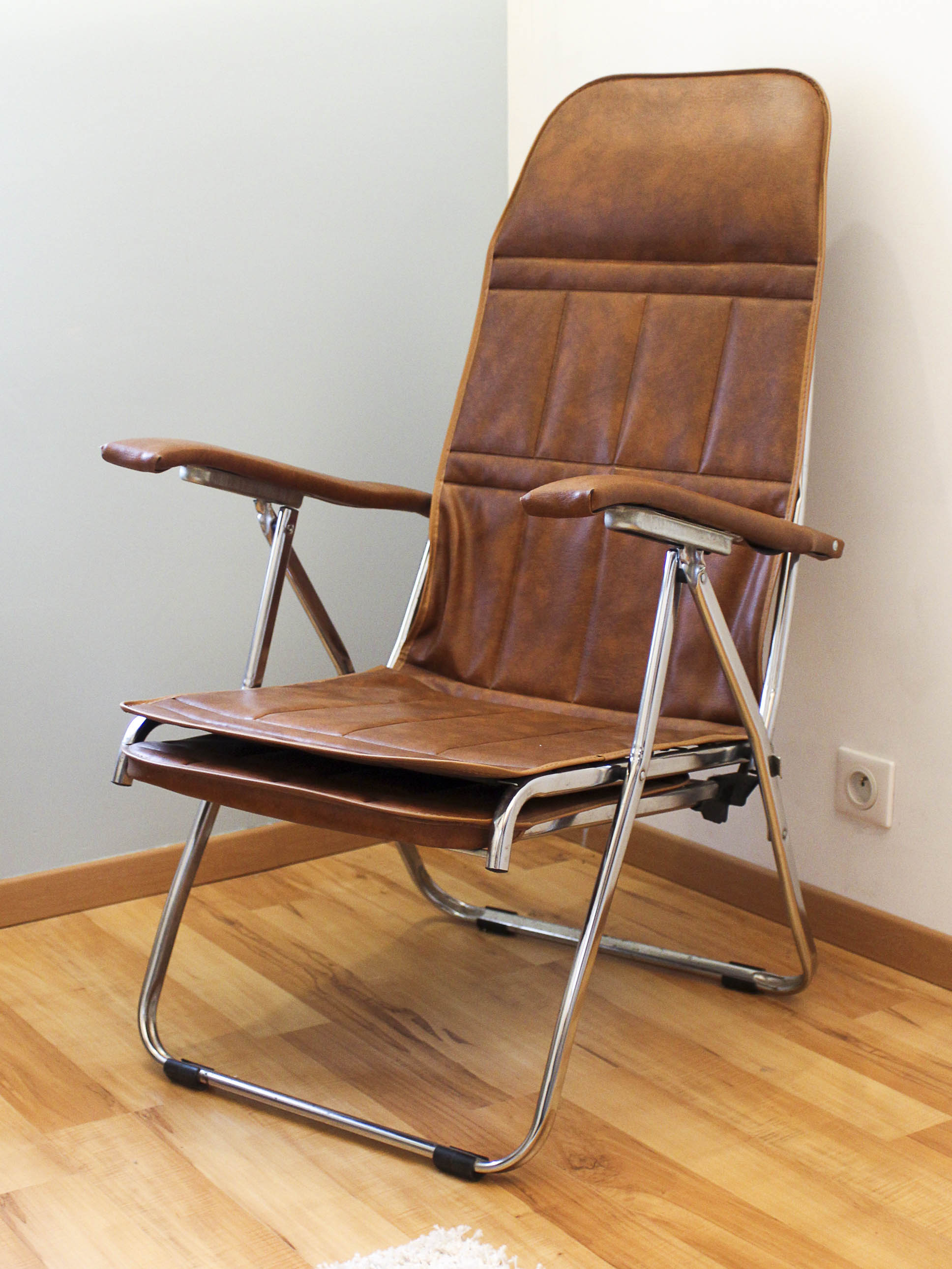 Deck chair Maule Marga Italy 70s