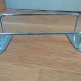 Chromed copper towel rack