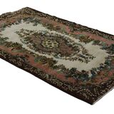 Turkish Anatolian Handmade Vintage Area Rug 212 cm x 125 cm
