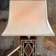 Lacquered lamp from the 1960s, "Le Dauphin" house.