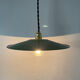Old enameled metal lampshade
