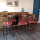 6 vintage bistro chairs