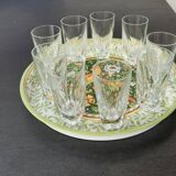 Set of 9 aperitif glasses