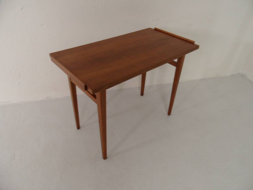 Mid Century teak wood sidetable 1950's