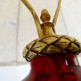 Chinese oxblood porcelain lamp, empire style