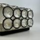 60s 70s ceiling lamp Glashütte Limburg Germany Plafoniere glass & metal