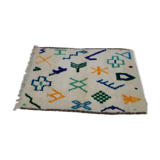 Moroccan Berber carpet beni ouarain with colorful patterns