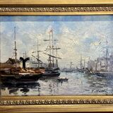 Oil on canvas signed " f.nicoli "