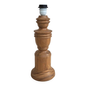 pied de lampe en bois