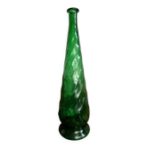 Grande carafe en verre d’empoli, Italie,années 60