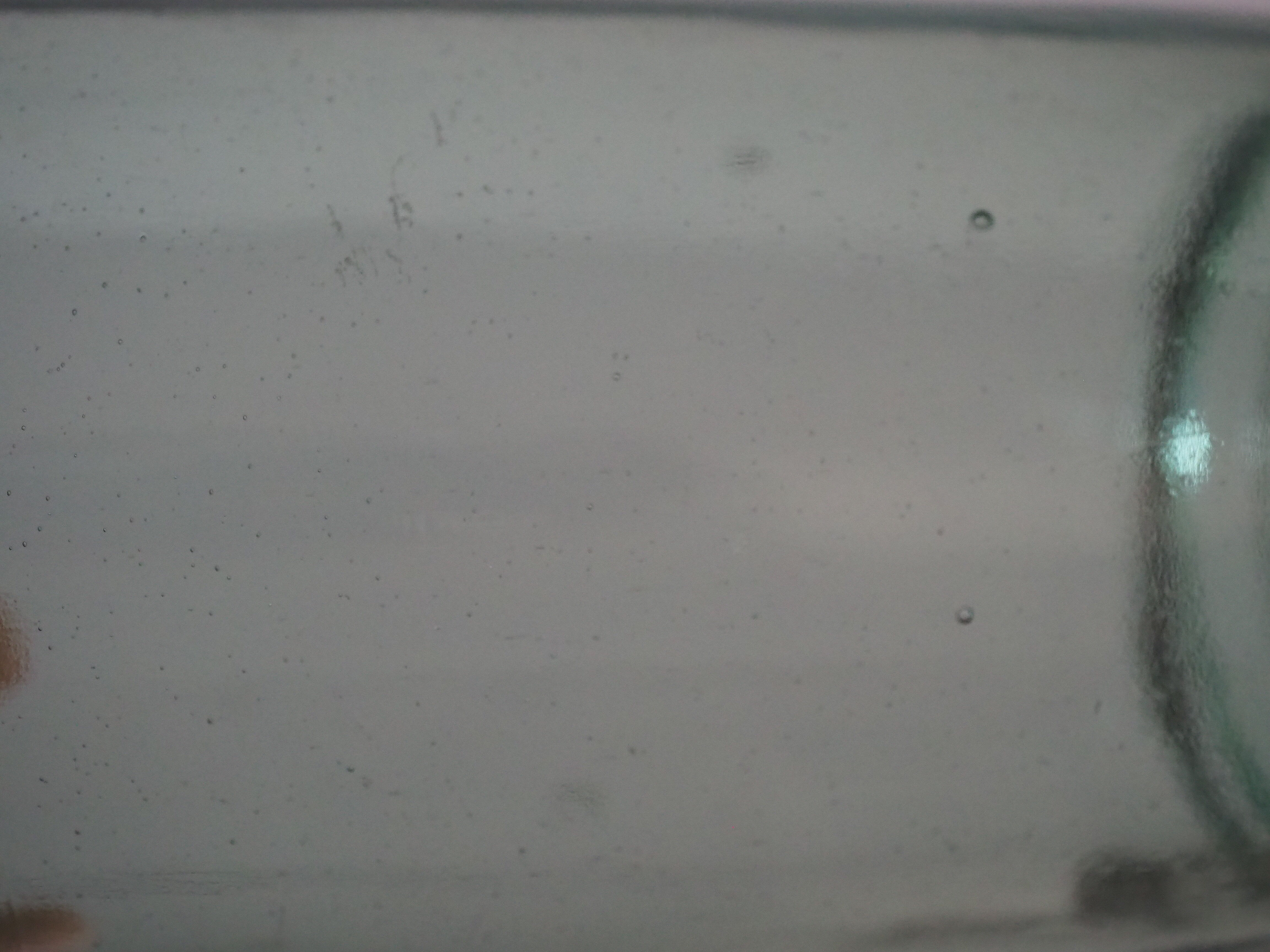 Green "ideale" glass canning jar