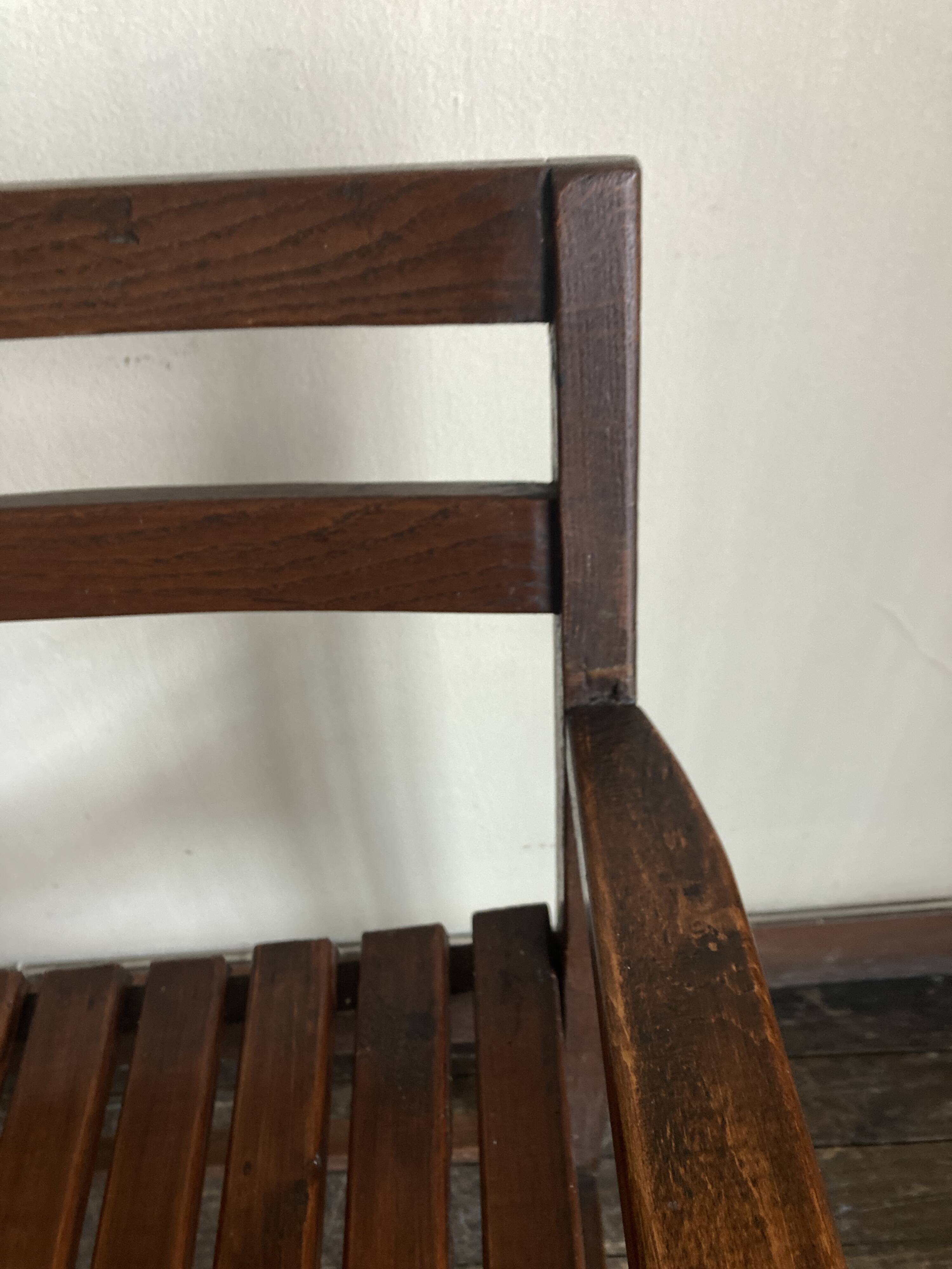 Modernist oak armchair, 1950