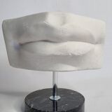 Lips of Michelangelo's "David", after Brucciani, on base, 17 cm