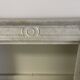 Cheminée de style Louis XVI en marbre blanc carrare xx siècle