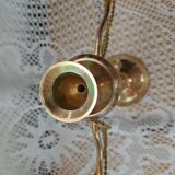 Antique metal chandelier with 3 arms