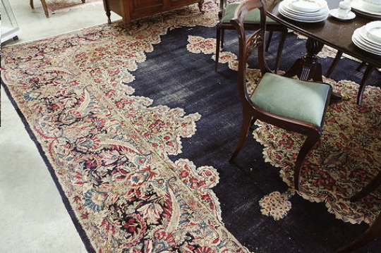 Ancient Persian Kirman Carpet 358x558cm